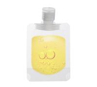 Travel Containers - Liquid Squeeze Pouch, Refillable Toiletries Bottle, Portable Approved Accessory, Cosmetic Storage Bag, Travel Essentials Category, Clear 30/50/100ml Set