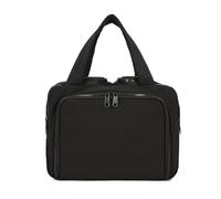 Travel Cosmetic Bag, Large Capacity Wide-Open Travel Cosmetic Bag, 4-in-1 Multi-Functional Lightweight Makeup Bags for Women with Handle (Black*1 pcs)