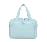 Travel Cosmetic Bag, Large Capacity Wide-Open Travel Cosmetic Bag, 4-in-1 Multi-Functional Lightweight Makeup Bags for Women with Handle (Blue*1 pcs)