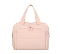 Travel Cosmetic Bag, Large Capacity Wide-Open Travel Cosmetic Bag, 4-in-1 Multi-Functional Lightweight Makeup Bags for Women with Handle (Pink*1 pcs)