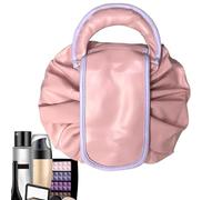 Travel Cosmetic Bag, Waterproof Makeup Bag, 1.81x11.02 in Portable Drawstring Toiletry Organizer, Ideal for Women & Girls, Convenient Toiletry Storage for and Essentials