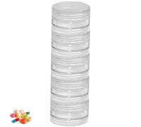 Travel Cosmetic Jar - Containers Cream, Toiletry Storage, Mini Travel Accessory | Makeup Organizer, Face Body Hand Care Holder, Lightweight Compact Design for Skincare Beauty Trip Vacation Home