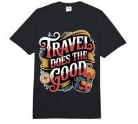 Travel Does The Good Adventure Mindset Trip |- Comfort Colors Adult Heavyweight T-Shirt