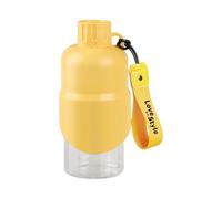 Travel Dogs Water Bottle, 18.5x8.3cm Leak Proof Portable Wide Sink, PP Dispenser, Pet Hydration, Outdoor Walking, Hiking, Trip Supplies