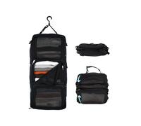 TRAVEL DUDE Organizador de maletas colgante, Organizador Maleta con Compresión, Hanging Packing Cube de Viaje, Cubo de embalaje colgante para mochila, Maletas portátiles de viaje (Negro)