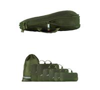 TRAVEL DUDE Bolsa de viaje 'Packing Cubes Set 7 Teilig mit Kompression, Packwürfel, Packtaschen Set für Rucksack & Koffer' verde oscuro One Size verde oscuro