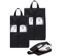 TRAVEL DUDE Bolsa de viaje 'Schuhtaschen Set 2 Teilig aus recycelten Plastikflaschen, Schuhbeutel Organizer' negro One Size negro