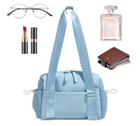 Travel Duffel Bag, Tote Gym Pouch with Dry & Wet Separation, Weekender Overnight Pack Versatile Ideal for Exercise, Dance, Sports, Toiletry Shower Storage Organizer