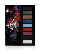 Travel Eyeshadow Palette, Long Lasting Smudge Proof Blendable Gothic | Eye Shadow Palettes Face Makeup Halloween Christmas Party Holiday Festival Vampire Clown Cosplay Role Play Stage for Women
