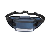 Travel Fanny Pack, Ergonomic Waist Bag, Chest Belt Pouch, 10,24 x 5,91 x 3,94 pulgadas, gran capacidad de almacenamiento, diseño de correa ajustable, para gimnasio, azul, Consulte la descripción