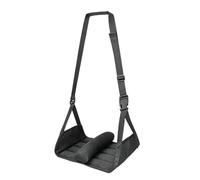 Travel Foot Hammock, Adjustable Leg Rest Sling With Lightweight Wood | Comfortable Leg Support Adjustable Strap Compact Folding Design Helps Reduce Foot Fatigue With Plane Train Bus Car Office