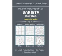 Travel Friendly Pocket Size Variety Puzzles: WHEREVER YOU GO™ Series - 126 Pocket-Size Puzzles for Adults (WHEREVER YOU GO™ - Puzzle Series)