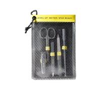 Beter - Kit de Viaje de Cuidado Personal Level Up Collection, Set de básicos con Cortapelos Nasal, Herramientas de Manicura Acero Inoxidable, Pinza de depilar y Neceser Compacto y Ligero, Lemon