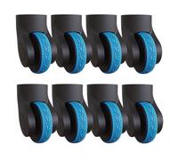 Travel Guard Wheel Covers - 8PCS Silicone Suitcase Protectors, Luggage Spinner Accessories | Durable Compartment Wraps for Rolling Bag Wheels, Anti-Scratch Travel Gear, Fit Protection, Trip