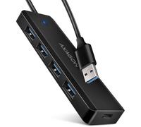Travel Hub AXAGON HUE-C1A 4x USB3.2 Gen 1 USB-C power IN, w, Type-A - 20cm