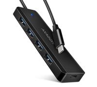 Travel Hub AXAGON HUE-C1C 4x USB3.2 Gen 1 USB-C power IN, w, Type-C - 20cm