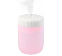 Travel Humidifier, USB Portable Diffuser with Night Lights, Mist Maker, Compact Home Appliance, Sleep Aid for Nightstand Bedside Offices and Moisture Control, 2.7x2.7x3.7 In