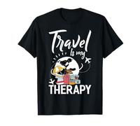Travel is My Therapy Camiseta