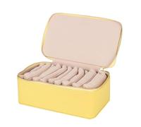 Travel Jewelry Box - Compact Accessory Storage, Mini Ornament Case, Portable Trinket Organizer Container | Necklace Ring Earring Holder Display, Women Girls Gift Carrying Solution Premium Protective