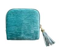 Travel Jewelry Pouch, Zipper Organizer Case, 11x13cm Soft Divided Storage for Accessories, Strong Fabric Design, Portable Jewelry Holder, Storage Solution for Rings Necklaces Earrings and Travel Use