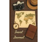 Travel Journal: A Guided Notebook for Travelers to Record Destinations, Memories, and Reflections | 6x9in. | 50 Pages