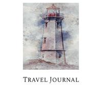 Travel Journal: Lighthouse drawing, Paperback - Notebook, Blank, Zen Books Edition by Rule of Three