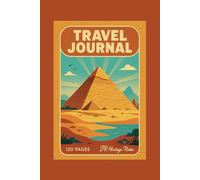 Travel Journal - Retro Blank Notebook for Adventures: Vintage - Classic Diary, Sketchbook: Your Inspiring Daily Companion and the Perfect Gift for ... Softcover, 120 Blank Pages, 6" x 9", A5
