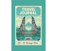 Travel Journal - Retro Blank Notebook for Adventures: Vintage - Classic Diary, Sketchbook: Your Inspiring Daily Companion and the Perfect Gift for ... Softcover, 120 Blank Pages, 6" x 9", A5