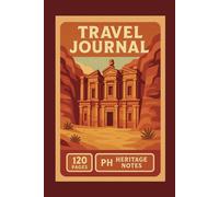 Travel Journal - Retro Blank Notebook for Adventures: Vintage - Classic Diary, Sketchbook: Your Inspiring Daily Companion and the Perfect Gift for ... Hardcover, 120 Blank Pages, 6" x 9", A5