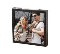 Travel Keepsake Box - 11.81 Inches Clear Display for Photos Souvenirs, Memory Holder with Durable Transparent Case and Easy Display, Picture Frame for Home Living Room Apartment Vacation