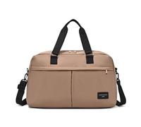 Travel Lightweight Luggage Bag For Women On Business Trip Portable Boarding Bag For Maternity Large Capacity Shoulder Bag(Coffee Color)