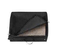 Travel Litter Box, Folding Cat Litter Carrier, 15.75x11.81x5.91 Inches Waterproof Design with Lid and Handle, Compact Pet Supplies for Car, Home, Camping, Airplane, Traveling