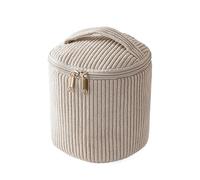 Travel Makeup Bag - Corduroy Large Capacity Cosmetic Pouch | Fashion Toiletry Organizer For Women Girls, Home School Office Outdoor Stationery Lipstick Eyeshadow, Available In 3 Sizes