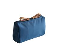 Travel Makeup Bag, Handheld Cosmetic Organizer, Resistant Beauty Toiletry Case, 6,3 x 3,74 x 2,56 pulgadas Compact Portable for Lipsticks, Lotions, Eyeshadow, and Necessity, azul marino, Se référer au