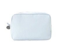 Travel Makeup Bag, Large Capacity Toiletry Organizer, Aesthetic Zipper Pouch, Portable Waterproof Storage Case, Perfect for Gym Outdoor Beach School Camping, 22x15x9cm Black Red Light Green Blue