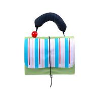 Travel Makeup Bag, Large Capacity Toiletry Organizer, Foldable Roll-Up Design, Waterproof &, Compact & Lightweight, Travel & Bathroom Use, 9.06x6.69x2.76 Inches, Multicolor