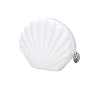 Travel Makeup Bag - Silicone Shell-Shaped Waterproof | Portable Cosmetic Toiletry Pouch for Women with Zipper Storage, Cute Organizer for Lipstick, Eyeshadow, Gift for Outdoor Trip, Camping