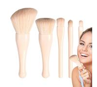 Travel Makeup Brush Set | Travel Makeup Brushes Set | Professional Retractable Cosmetic Tool Applicator for Concealers Blush Lip Loose Powder Eye Shadows Foundation
