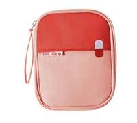 Travel Mini First Aid Pouch, Mini Boldia de Almacenamiento de Mini Ayudes Portables Bolsa de primeros auxilios Vacá para acampar al aire libre Caminaje Viajes Emergencia Pequeña bolsa de almacenamien