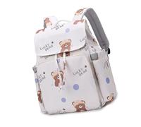 Travel Mom Bag Fashionable Printed Shoulder Design Spacious Organizers Multipurpose Backpack For Parenting Trip Water Resistant Baby Outing Bag