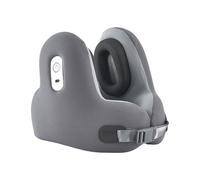Travel Neck Pillow - 200mAh Adjustable Wireless Headrest Cushion | Ice Silk Comfort Support - Soft Foam Ergonomic Design with Built in Headset for Flights Commuting Camping and Home Relaxation