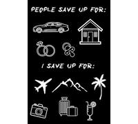 Travel Notebook: Funny Black Journal, 120 Lined Pages, Perfect Gift for Travelers