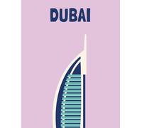 Travel Photo Album - Dubai: A Beautiful Scrapbook with Blank Pages for Your Travel Memories