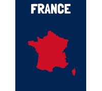 Travel Photo Album - France: Beautiful Scrapbook with Blank Pages for Your Travel Memories