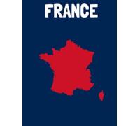 Travel Photo Album - France: Beautiful Scrapbook with Blank Pages for Your Travel Memories