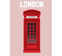 Travel Photo Album -London: A Beautiful Scrapbook with Blank Pages for Your Travel Memories