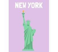 Travel Photo Album - New York: A Beautiful Scrapbook with Blank Pages for Your Travel Memories
