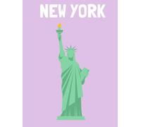 Travel Photo Album - New York: A Beautiful Scrapbook with Blank Pages for Your Travel Memories