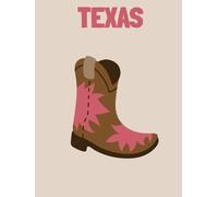 Travel Photo Album - Texas: A Beautiful Scrapbook with Blank Pages for Your Travel Memories