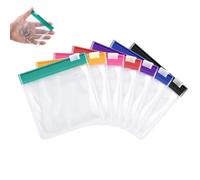 Travel Pill Bags - With Slide Lock 7 Colors Waterproof Clear Portable, de píldora con cremallera - Home Office Dormitory Business Trip, Joyería Cosmética Papelería Candy